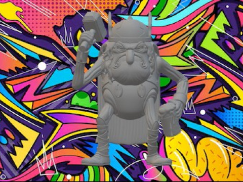 Viúva Negra Velha Modelo de Impressão 3D