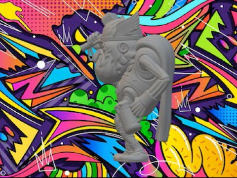 Viúva Negra Velha Modelo de Impressão 3D