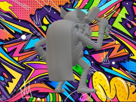 Viúva Negra Velha Modelo de Impressão 3D