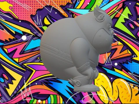 Kilatan lemak Model Cetak 3D