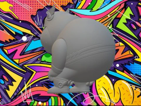 Kilatan lemak Model Cetak 3D