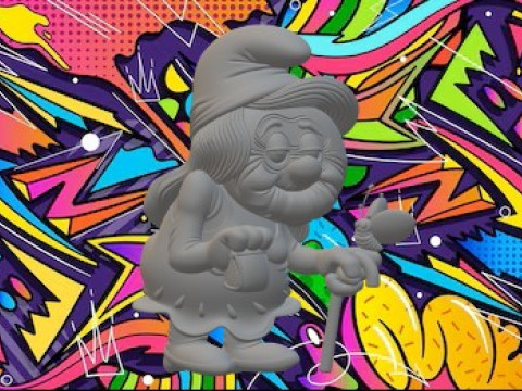 Eski Şirine 3D Baskı Modeli