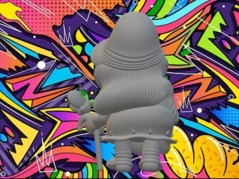 Stara Smerfetka Model do druku 3D