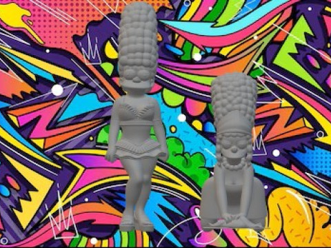 marge simpsons Modelo de Impressão 3D