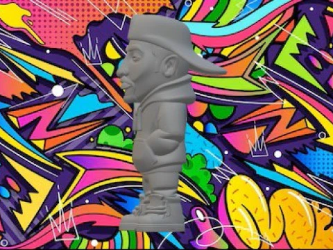 Rapper 3D Print Model