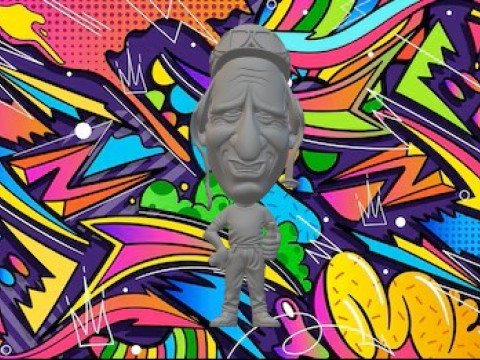 Хуан Мануэль Фанхио Легенды Ф1 3D Принт Модель