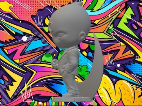 Cavaliere della Luna Modello di stampa 3D