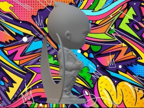 Cavaliere della Luna Modello di stampa 3D