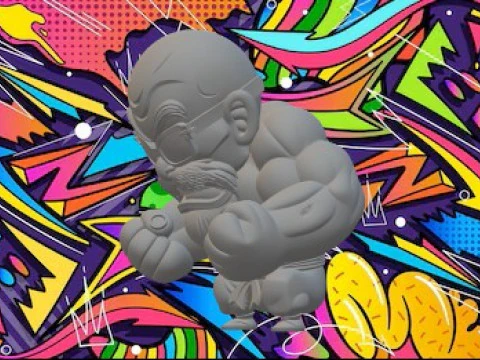 Mestre Kame 3D Print Model
