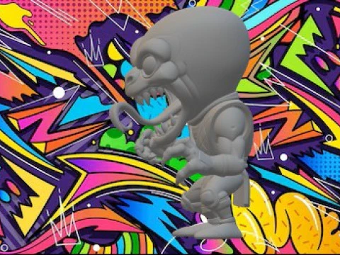 सरीसृप एम.के 3D प्रिंट मॉडल