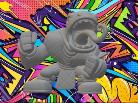 Рептилия мк 3D Принт Модель