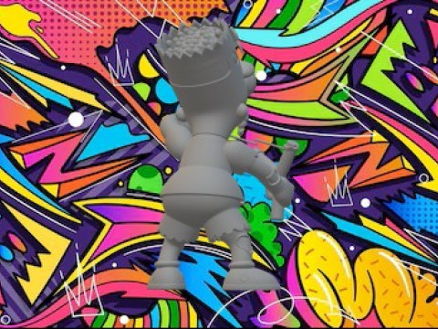 Bart Simpson Halloween Modelo de impresión 3D