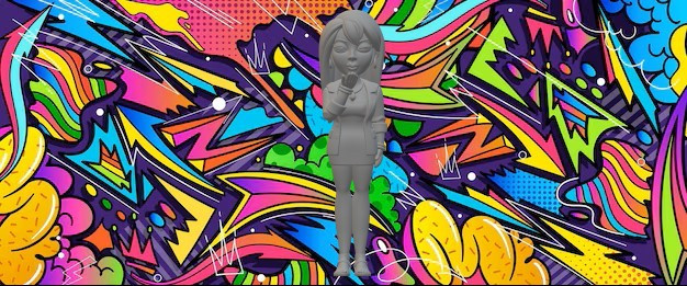 Gwen Ling, amerykański tata Model do druku 3D .c4d .max .obj .3ds .fbx .stl .blend 