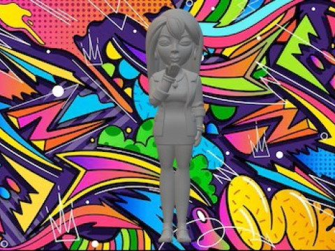 Gwen Ling papa américain Modèles 3D en vedette