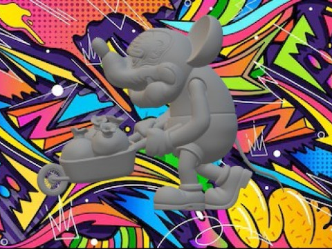 Gwen Ling papa américain Modèles 3D en vedette