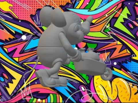 Gwen Ling papa américain Modèles 3D en vedette