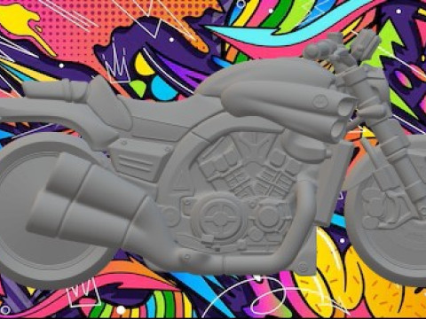 Yamaha aangepaste 1-18 3D printmodel