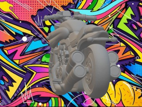 Ямаха кастом 1-18 3D Принт Модель