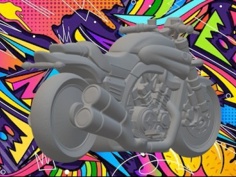 Ямаха кастом 1-18 3D Принт Модель