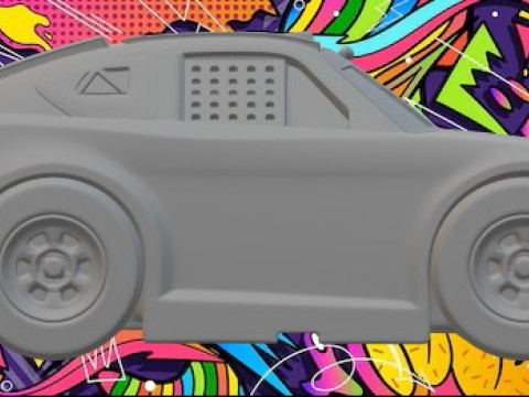 Carro da Nascar Modelo de Impressão 3D