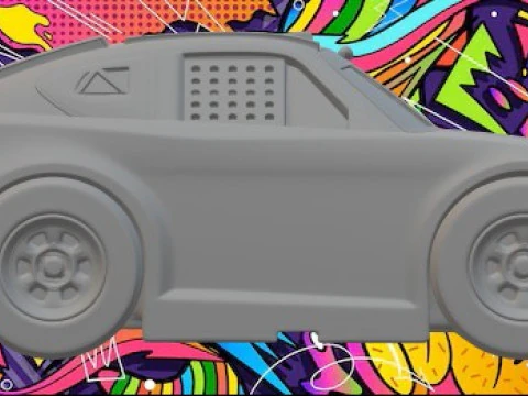Nascar car 3D Print Model