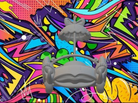 Compact Pussycat Wacky Races 3D Print Model