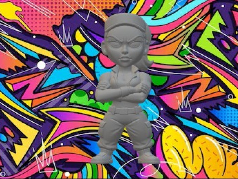 소냐 블레이드 3D 프린트 모델