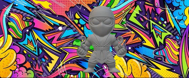 Ermac mk1 3D Print Model .c4d .max .obj .3ds .fbx .stl .blend