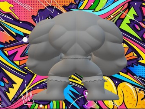 浩克 3D 打印模型