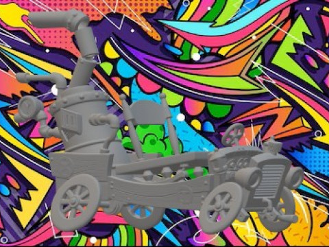 Carreras locas de Arkansas Chuggabug Modelo de impresión 3D