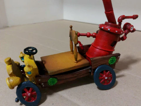 Arkansas Chuggabug Wacky Races 3D Print Model