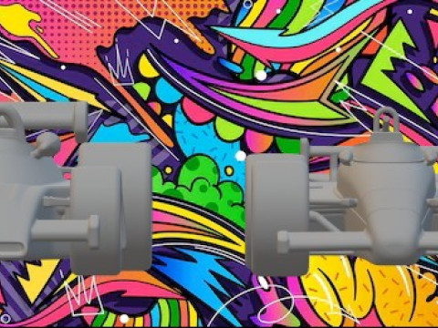 Indy car 3D Print Model