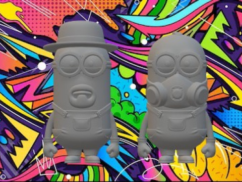 Menghancurkan antek Model Cetak 3D