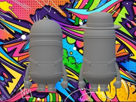 Servitori spezzati Modello di stampa 3D