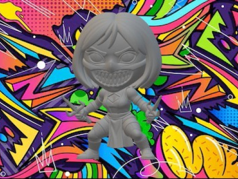 ミレーナはモータルコンバットをやる 3Dプリントモデル