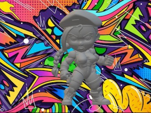 Cammy, uliczny wojownik Model do druku 3D