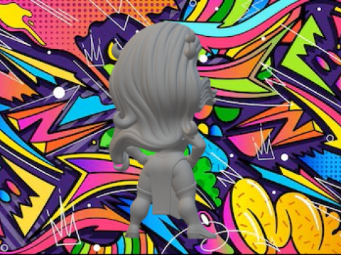 Sindel mortal kombat 3D Print Model