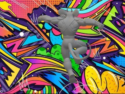 Ratos motociclistas de Marte Modelo de Impressão 3D