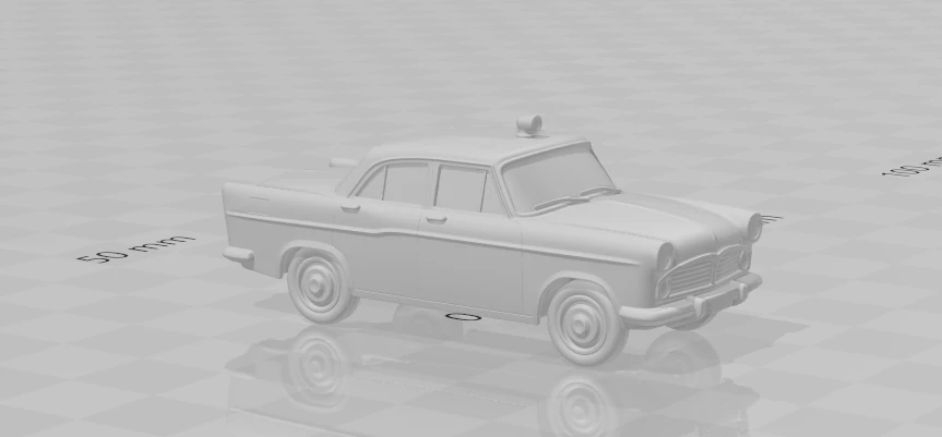 Simca police brazil 3D Print Model .c4d .max .obj .3ds .fbx .stl .blend 