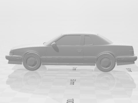 Trofeo Toronado Mobil Lama Model Cetak 3D