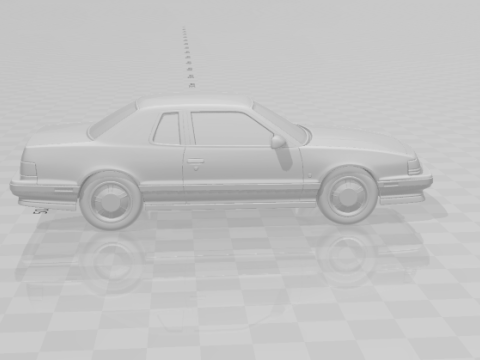 Trofeo Toronado Mobil Lama Model Cetak 3D