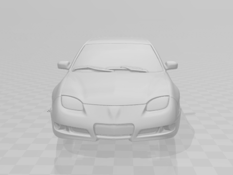 폰티악 선파이어 3D 프린트 모델