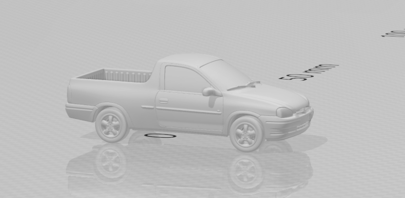 雪佛兰 Corsa 皮卡 3D 打印模型 .c4d .max .obj .3ds .fbx .stl .blend 