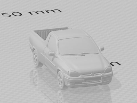 雪佛兰 Corsa 皮卡 3D 打印模型