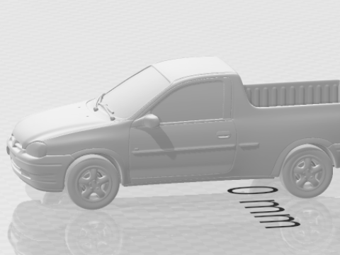 雪佛兰 Corsa 皮卡 3D 打印模型