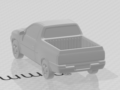 雪佛兰 Corsa 皮卡 3D 打印模型