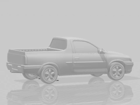 Chevrolet corsa pick up 3D Print Model