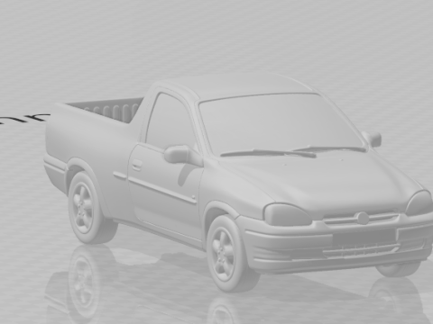 雪佛兰 Corsa 皮卡 3D 打印模型