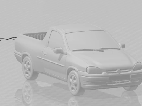 Chevrolet corsa pick up 3D Print Model