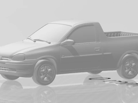 Chevrolet corsa pick up 3D Print Model